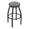 Holland Bar Stool Co 30" Swivel Bar Stool, Pewter Finish, Graph Seat 80230PW020 - alternate 1